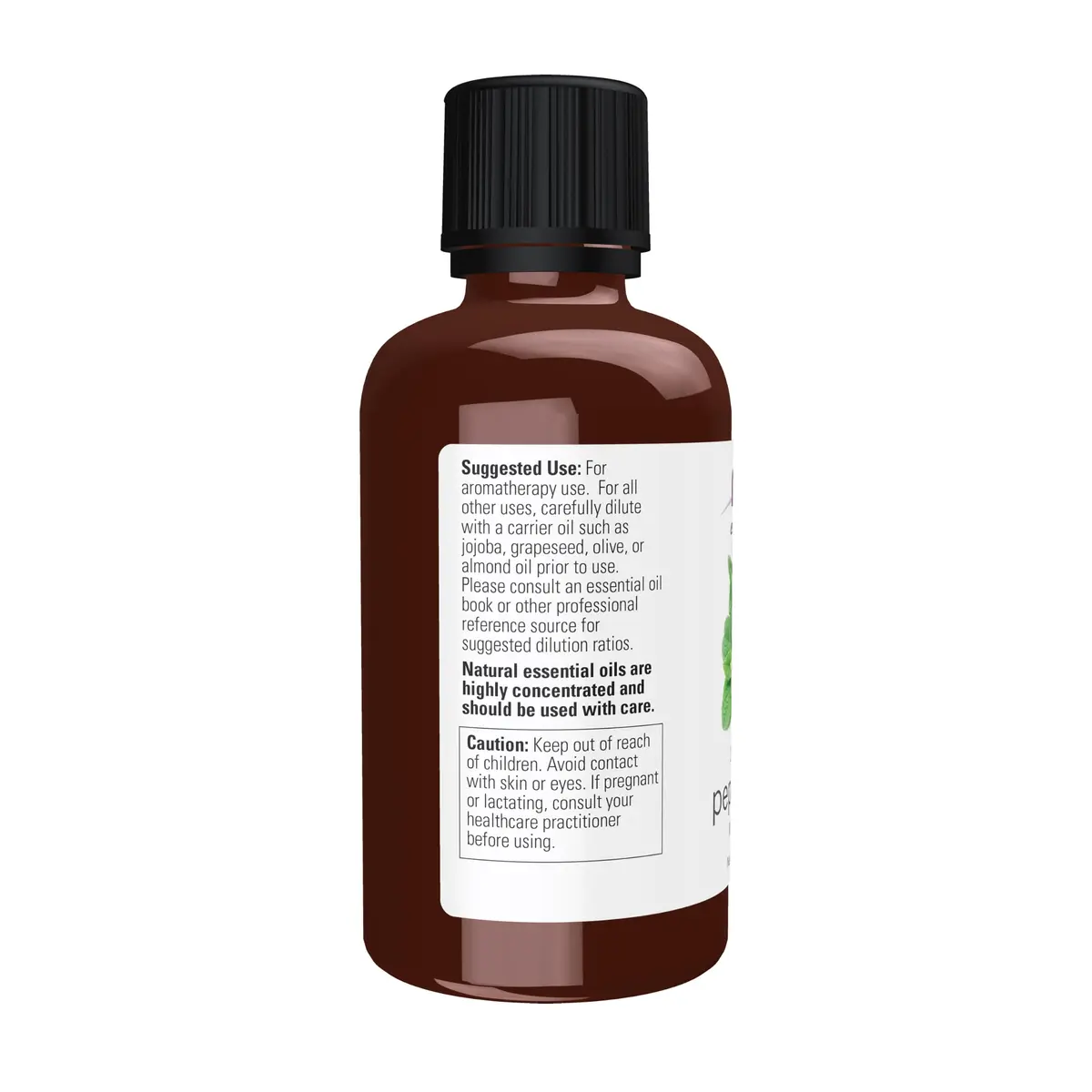 NOW Peppermint Essential Oil 59ml (2 Fl Oz) | Invigorating, Pure, Steam Distilled - view 3