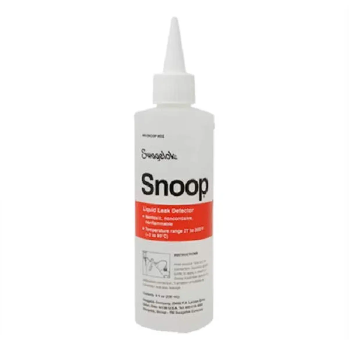 Swagelok Snoop Liquid Leak Detector 237ml (8 fl oz) | Virtually Odorless, Non-Toxic, Dries Clean - main product image