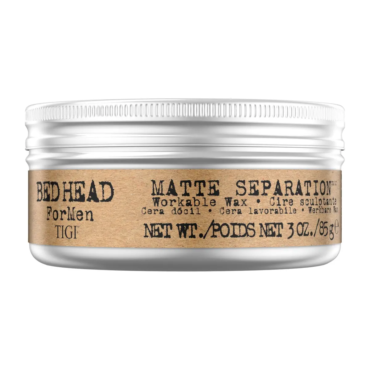 TIGI Bed Head for Men Matte Separation Workable Wax 88ml (3 Ounce) | Firm Hold, Matte Finish - main product image