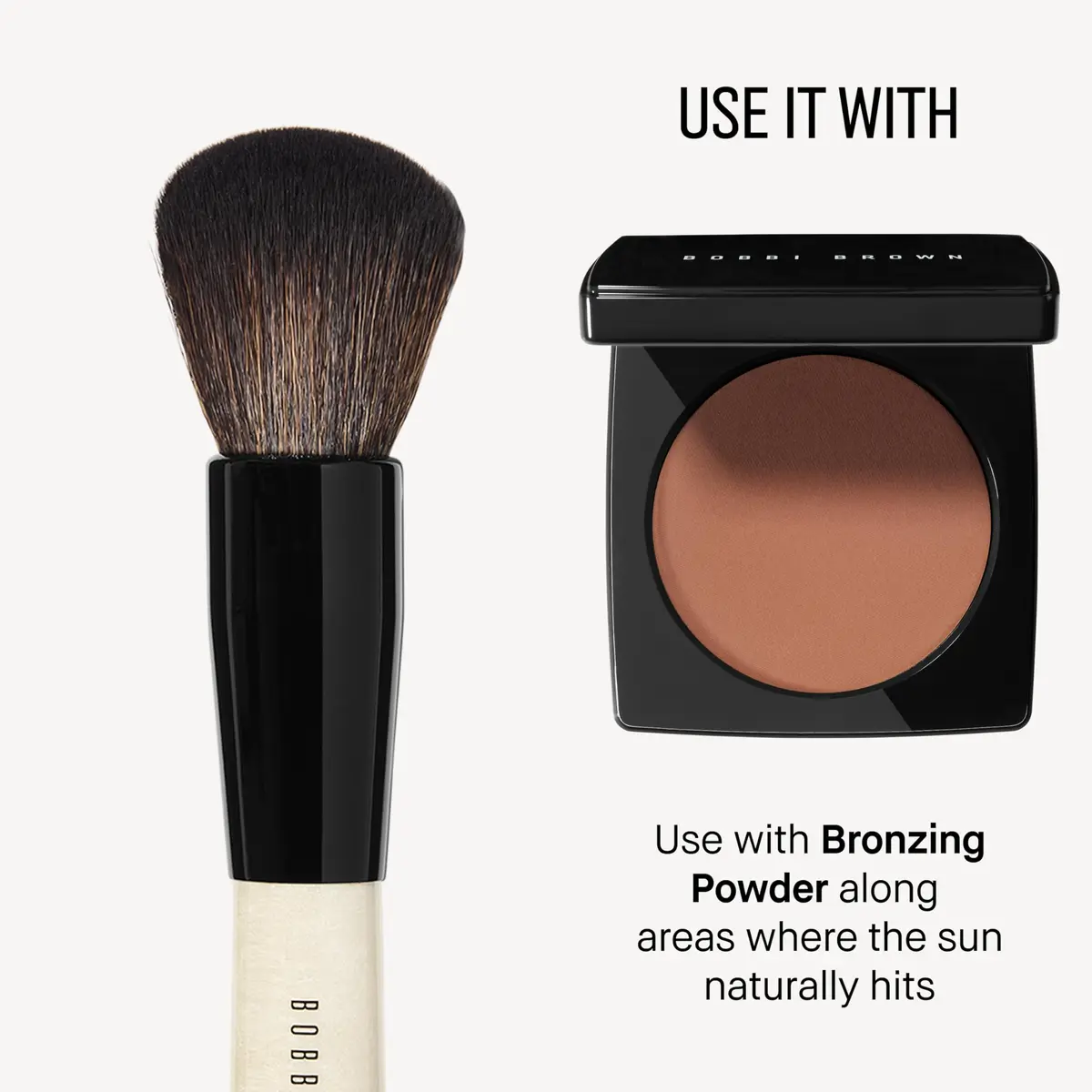 Bobbi Brown Bronzer Brush | Soft Face Makeup Brush for Seamless Finish or Contour - view 6
