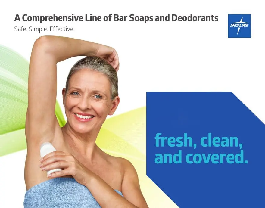 Medline MedSpa Roll-On Antiperspirant 1.5 oz | Long-Lasting Sweat & Odor Protection - view 4