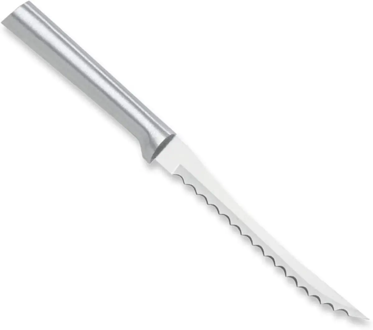 RADA Tomato Slicer Knife (R126), Silver, Pack of 6 | Effortless Tomato Slicing with Dual-Serrated Blade - main product image