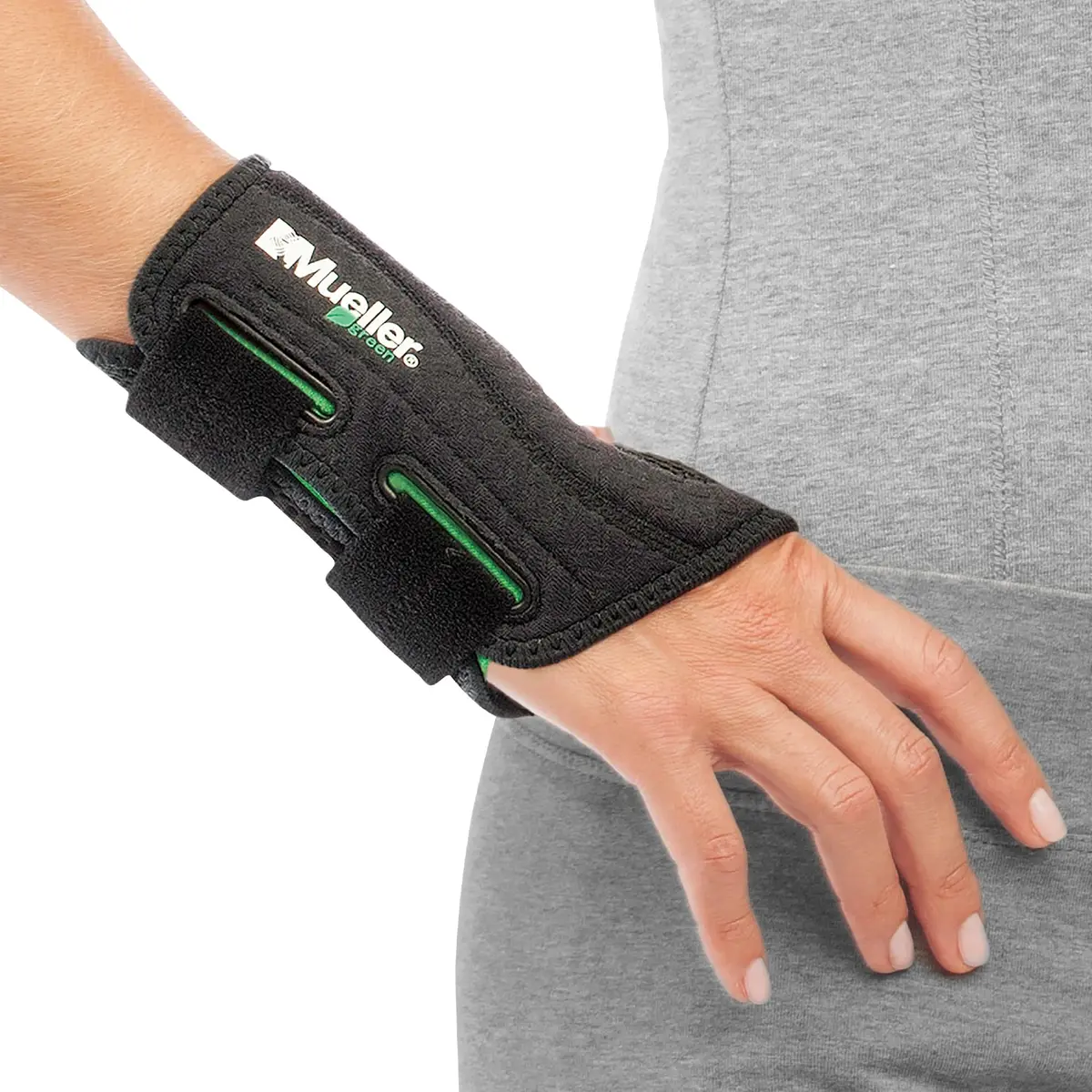 MUELLER Wrist Brace for Men & Women | Carpal Tunnel & Tendonitis Support, Small/Medium - view 2