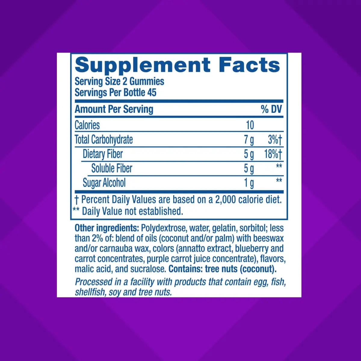 Vitafusion Fiber Well Gummies 90 Count (45 Day Supply) | Sugar Free Fiber Supplement for Digestive Health & Regularity - view 4