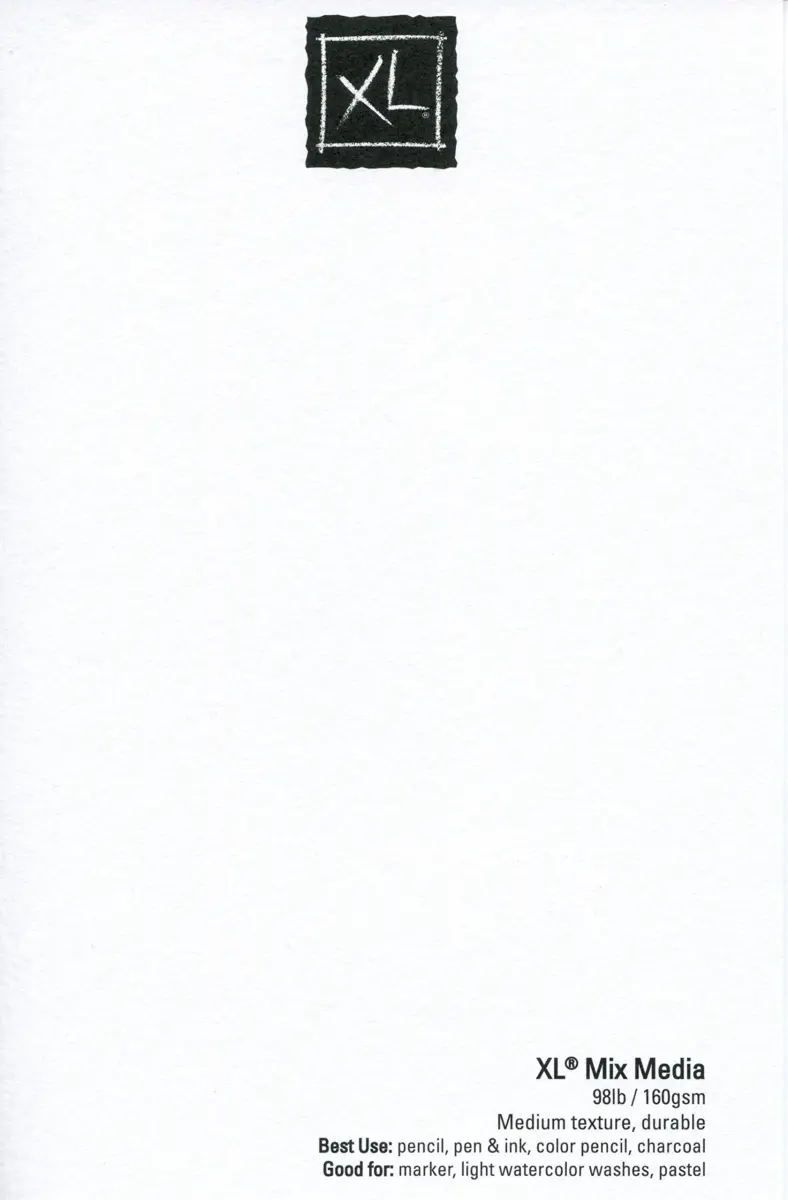 Canson XL Mix Media Pad 11x14 Inches | 60 Sheets of 90lb (160gsm) Paper - view 3