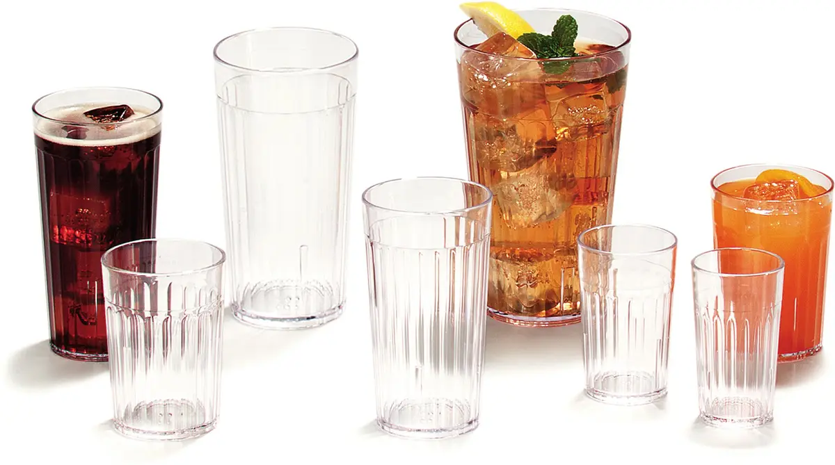 Carlisle FoodService Products 20 Oz Plastic Tumbler | Break-Resistant, Dishwasher Safe, Clear - view 7