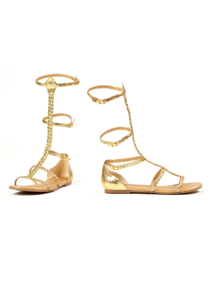 Ellie Shoes Women's Egyptian Sandals 11 | Braided straps, all man-made materials, casual style, size 11 - main product image