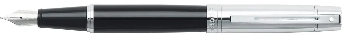 Sheaffer Fountain Pen 1 Count | Glossy Black & Chrome, Fine Nib, Elegant Design - view 2