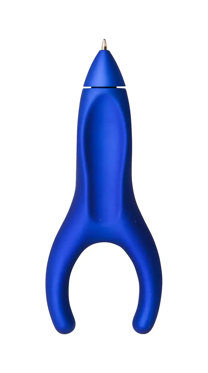 PenAgain ErgoSof Pen Blue, Medium Point, Black Ink | Ergonomic Grip for Arthritis & Carpal Tunnel - view 4
