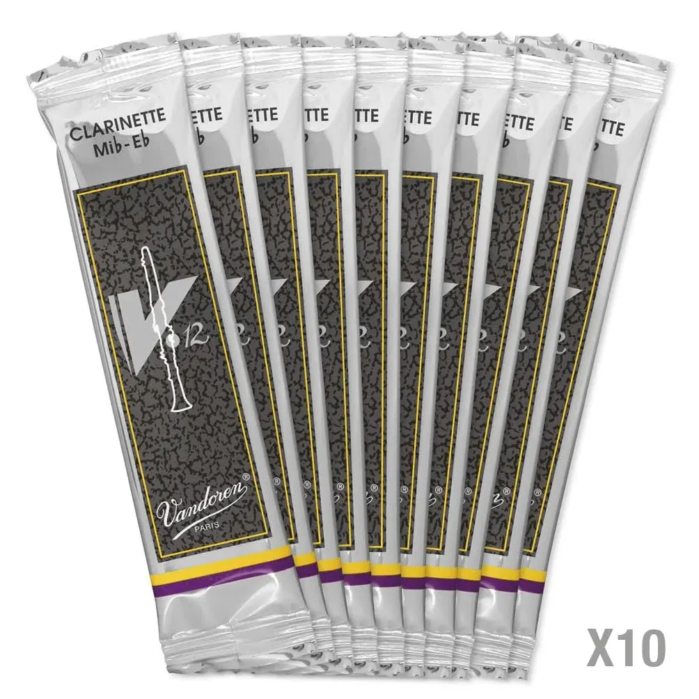 Vandoren CR614 Eb Clarinet V.12 Reeds Strength 4; Box of 10 | Deep Rich Sound for Eb Clarinet - view 3