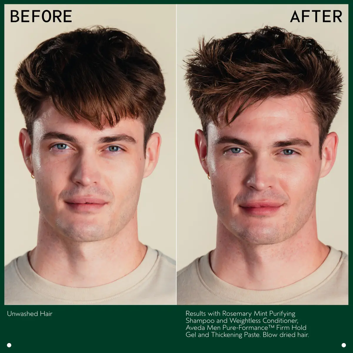 AVEDA Men Pure-Formance Firm Hold Hair Gel 150 ml (5 Fl Oz) | Maximum Hold, Control, Shine - view 4