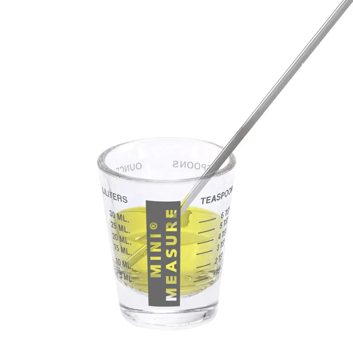 Kolder Mini Measure Heavy Glass 20-Measurement Shot Glass | Precise Liquid & Dry Measuring - view 5