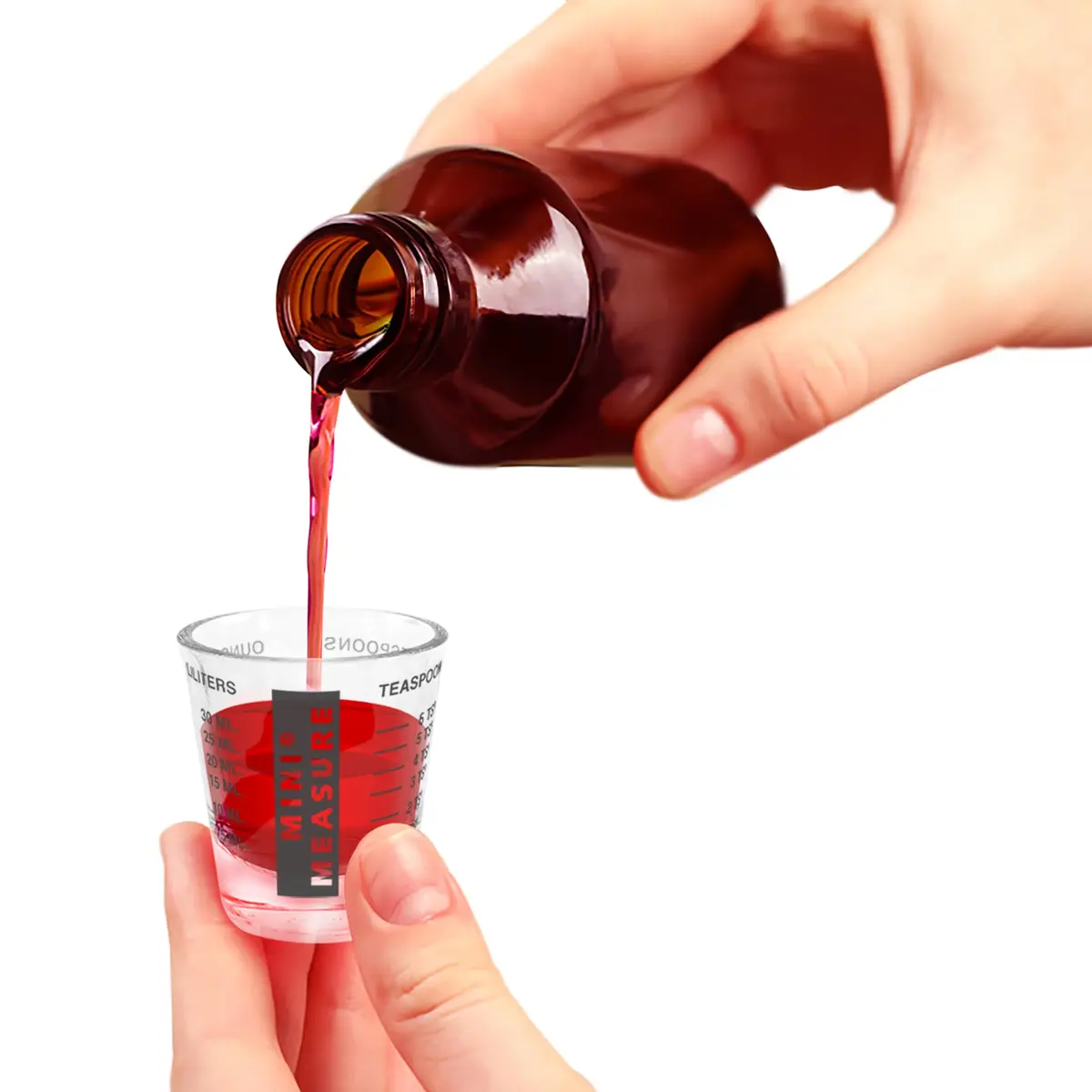 Kolder Mini Measure Heavy Glass 20-Measurement Shot Glass | Precise Liquid & Dry Measuring - view 7