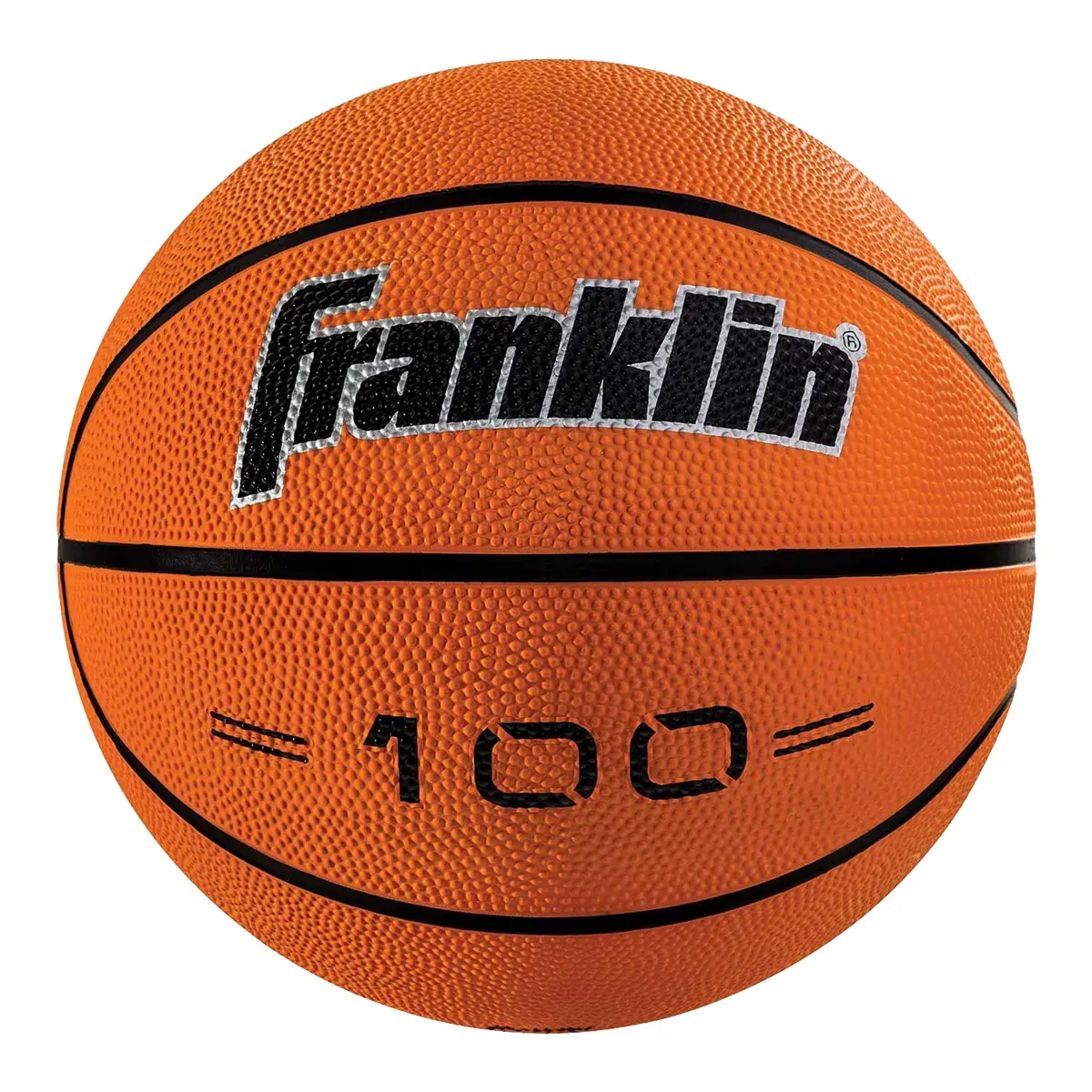 Franklin Sports Grip-Rite 100 Basketball Size 6 (28.5") | Official Women's & Youth Indoor/Outdoor Rubber Ball - main product image