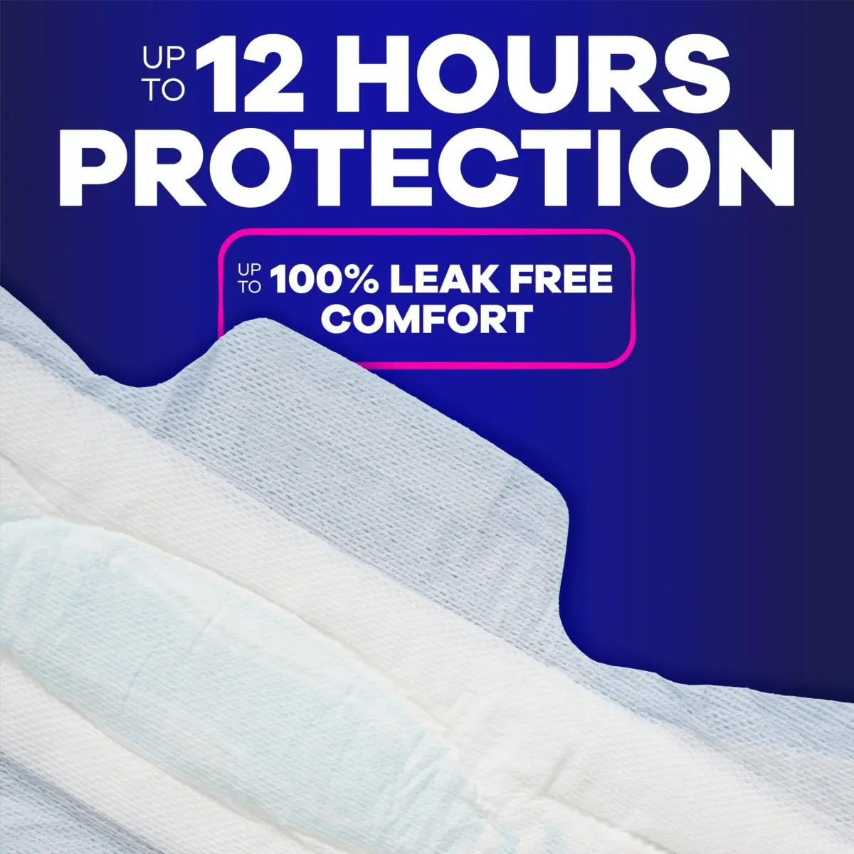 Always Maxi Feminine Pads Size 5 Extra Heavy Overnight With Wings Unscented 20 Count | 100% Leak Free Comfort - view 4