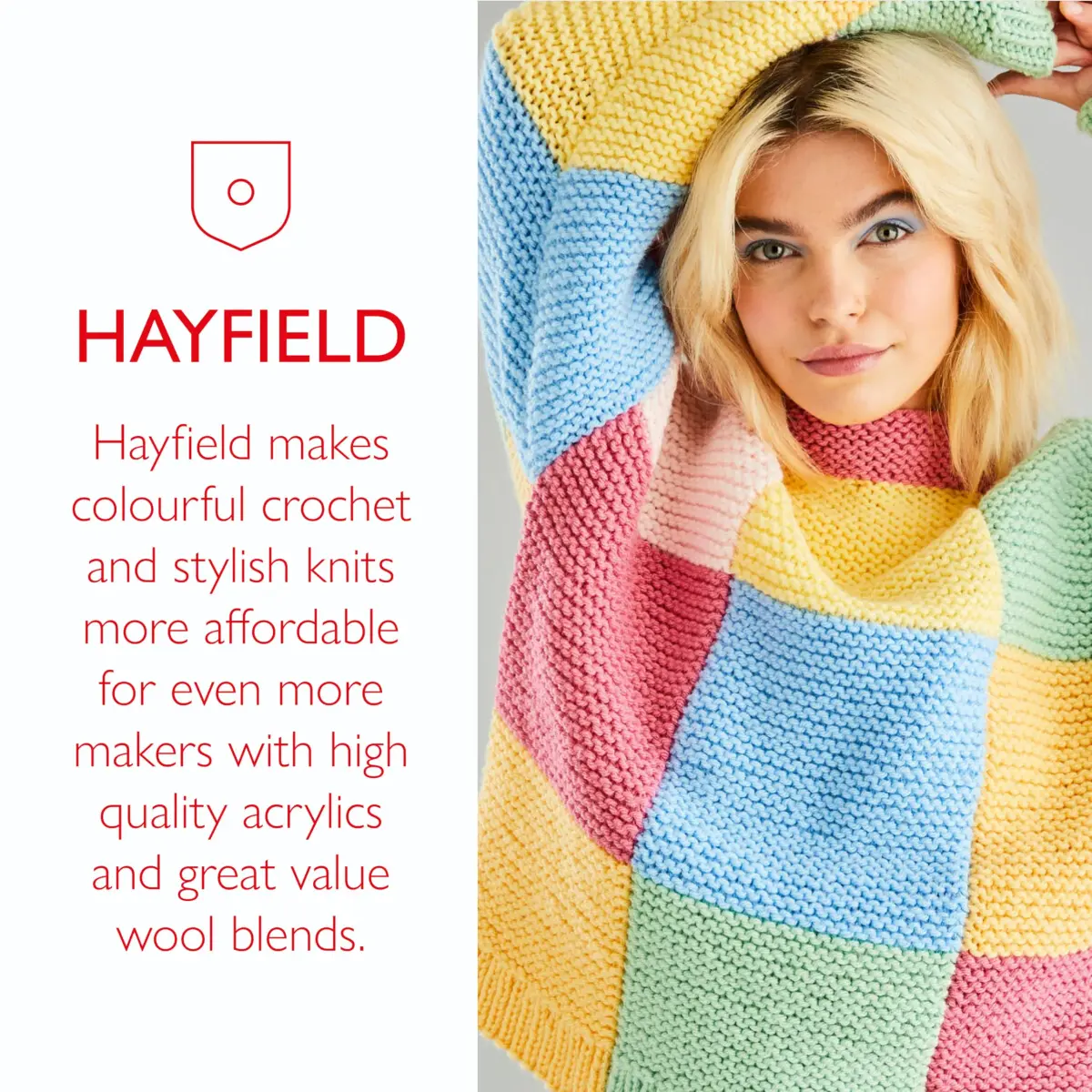 Sirdar Hayfield Bonus DK Yarn - Sunflower (978) - 100g | Soft Acrylic for Knitting & Crochet - view 5