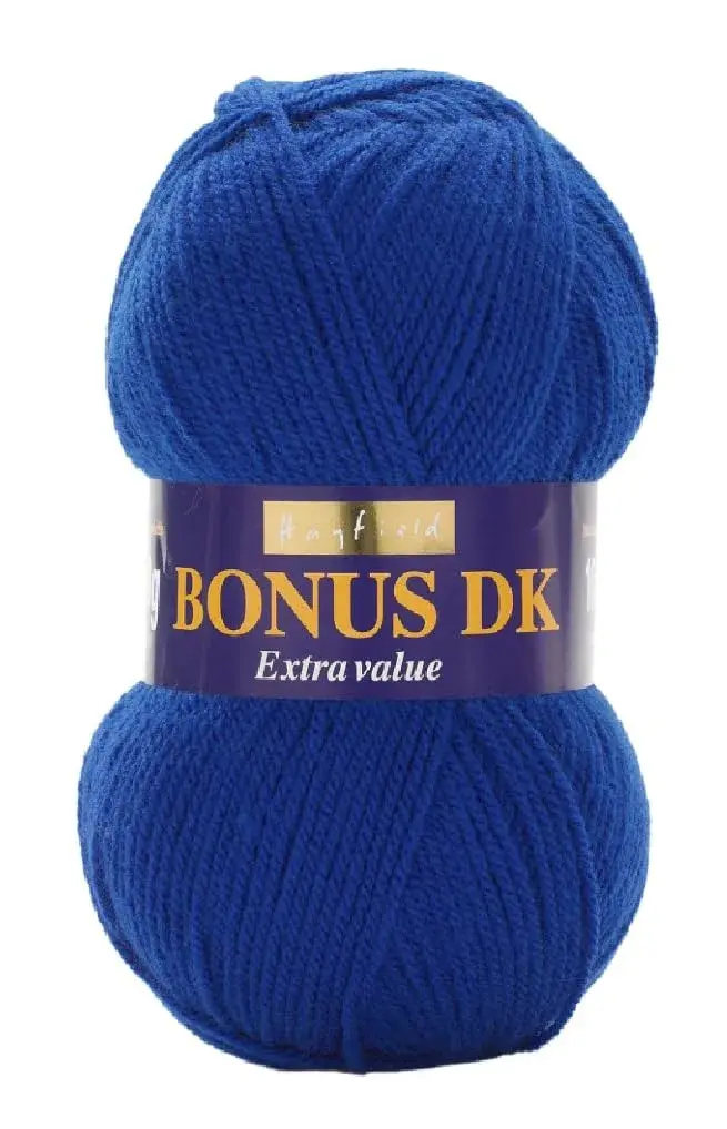 Sirdar Hayfield Bonus DK Yarn - Royal (979) - 100g | 100% Acrylic for Knitting & Crochet - main product image