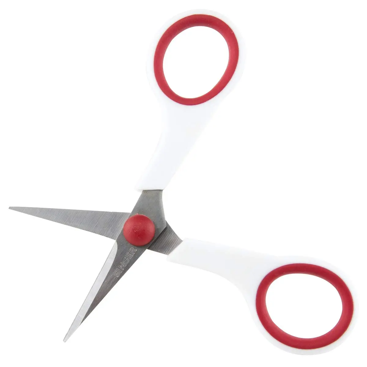 Singer Fabric & Craft Scissors Set, Red & White, 8.5-inch & 4.75-inch | Stainless Steel Blades for Precision & Comfort - view 7