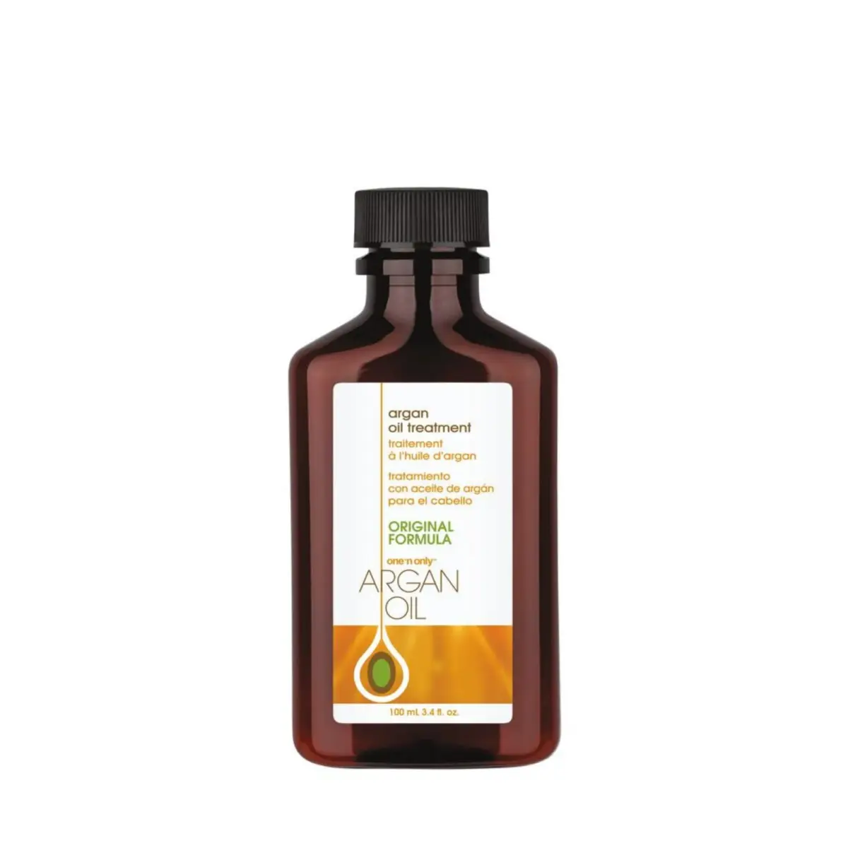 One 'N Only Argan Oil Hair Treatment 100 ml (3.4 Fl Oz) | Shine Enhancing, Heat Protectant & Frizz Control - main product image