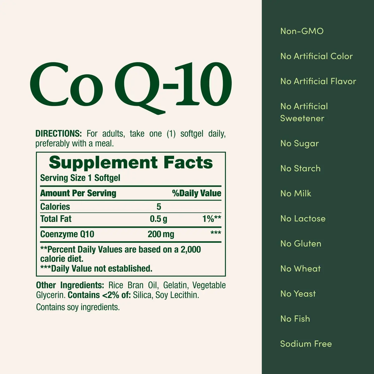 Nature's Bounty CoQ10 200mg Softgels (80 Count) | Supports Heart Health & Cellular Energy - view 5