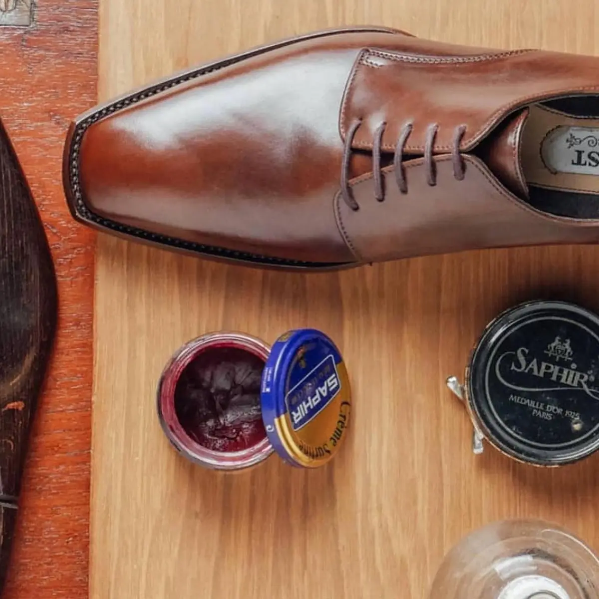 SAPHIR Creme Surfine Pommadier Shoe Polish - Beeswax Cream for Leather Products - Neutral | High Shine & Nourishment (70-120 chars) - view 3