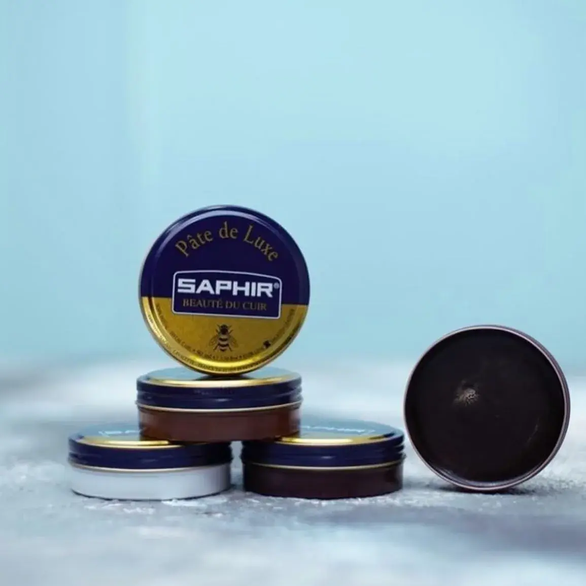 SAPHIR Pate De Luxe Natural Wax Shoe Polish 50ml (1.7 Fl Oz) | Professional Grade Mirror Shine - view 4