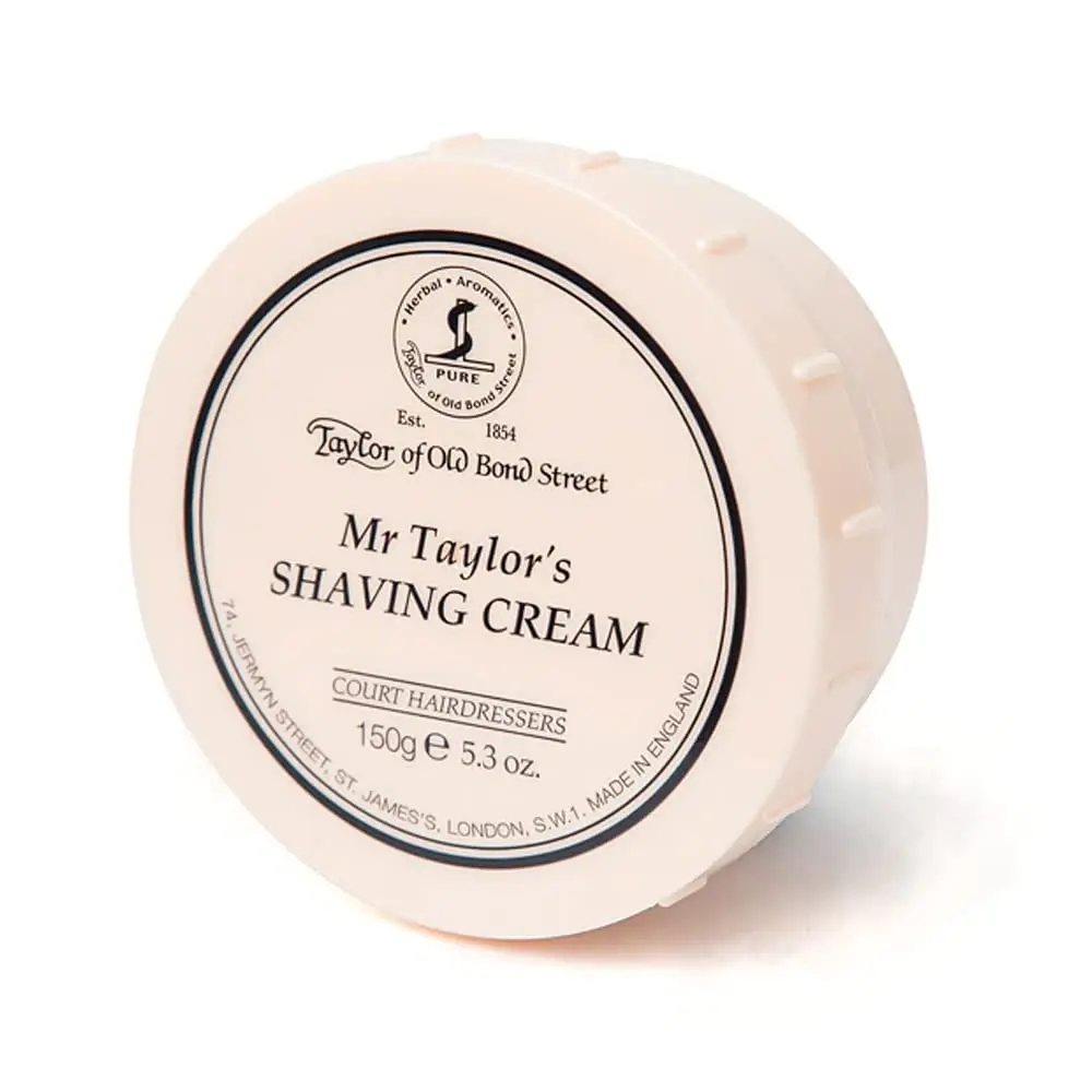 Taylor of Old Bond Street Mr. Taylor's Shaving Cream 150ml (5.3 oz) | Classic English Scent for All Skin Types - main product image