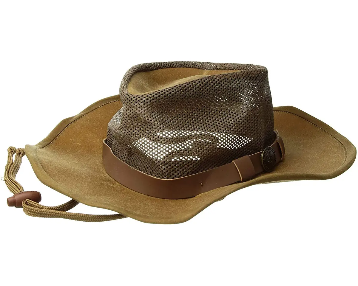 Outback Trading Company Men's 1472 Kodiak Cotton Oilskin Hat | Waterproof, UPF 50+ Outdoor Fishing Hat - view 5