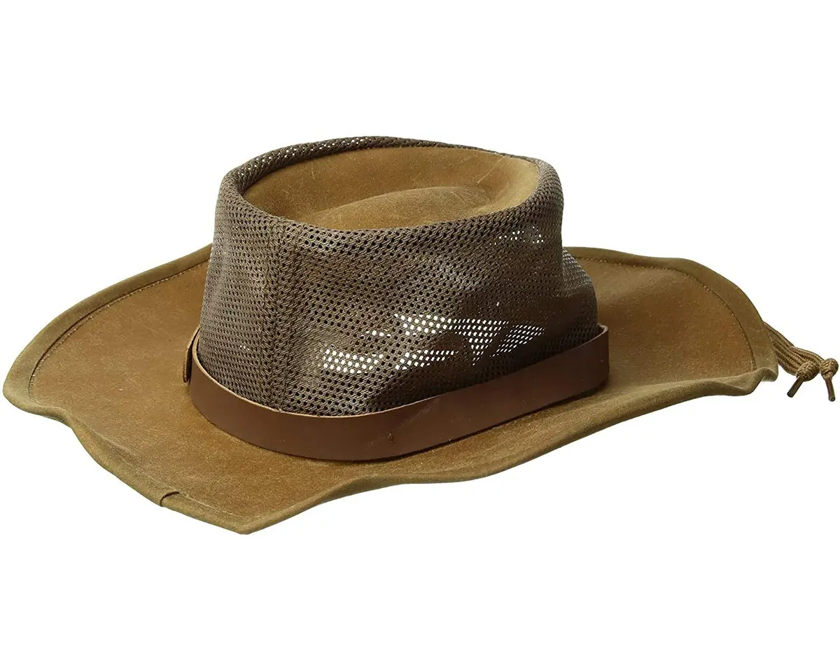 Outback Trading Company Men's 1472 Kodiak Cotton Oilskin Hat | Waterproof, UPF 50+ Outdoor Fishing Hat - view 4