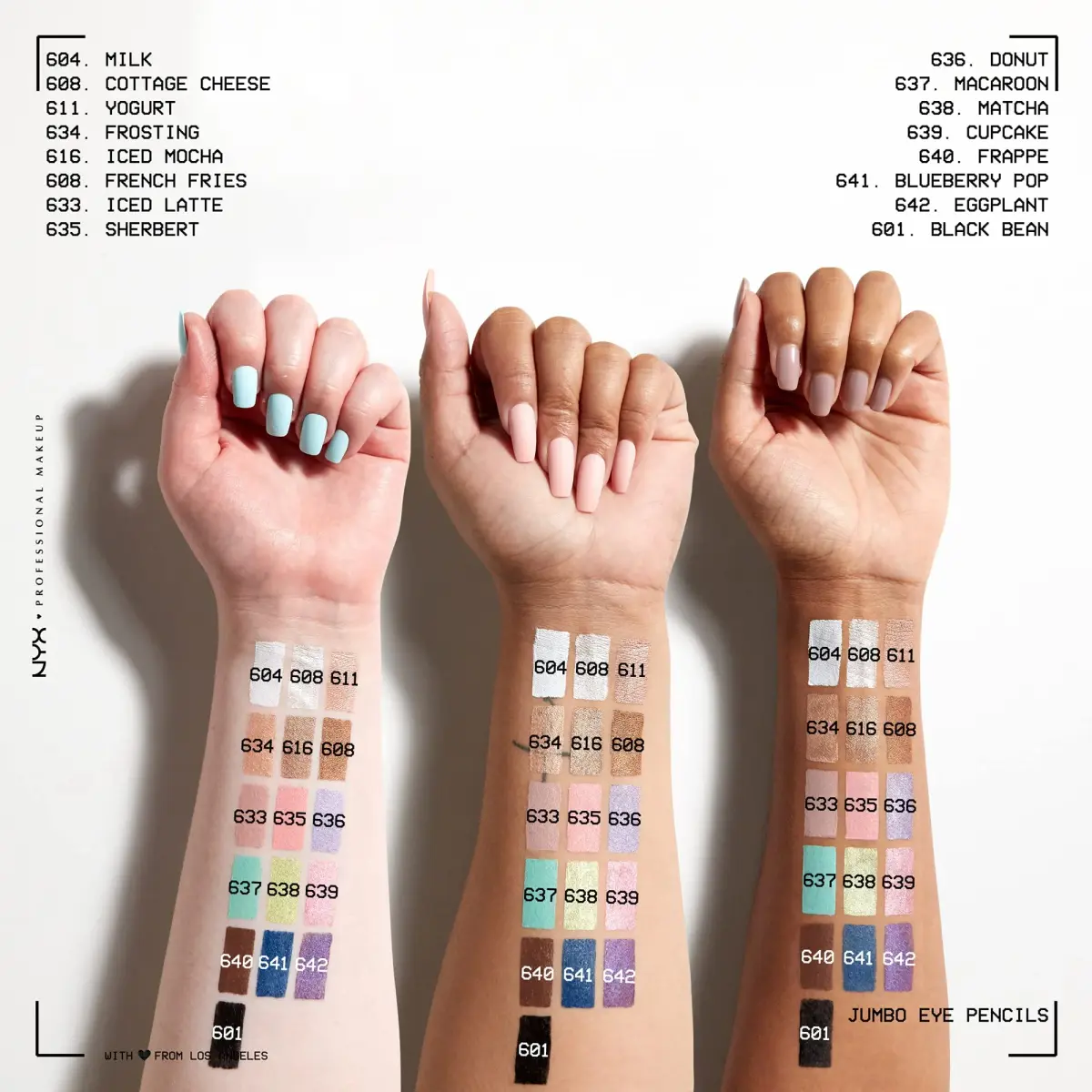 NYX PROFESSIONAL MAKEUP Jumbo Eye Pencil, Blendable Eyeshadow Stick & Eyeliner Pencil - Iced Latte (Mauve Brown) | PETA Certified Cruelty-Free - view 5