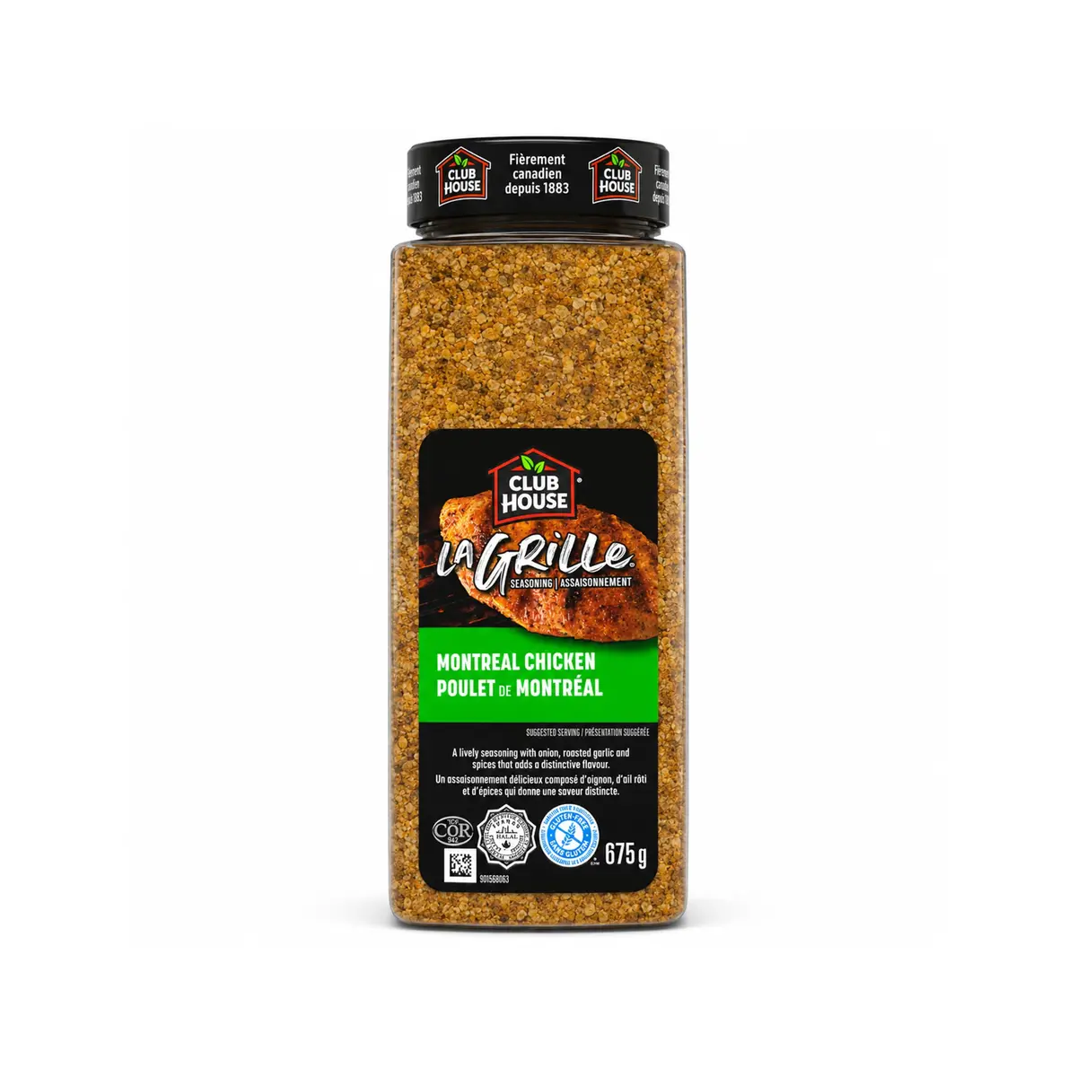 La Grille Montreal Chicken Seasoning 675g (23.8oz) | Authentic USA Import for Grilling & Marinades - main product image
