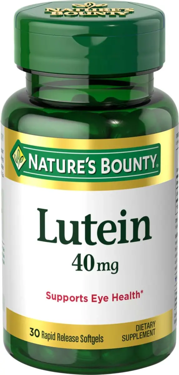 Nature's Bounty Lutein 40 mg Softgels 30 Count (30 Count) | Supports Eye Health with Antioxidant Properties - main product image