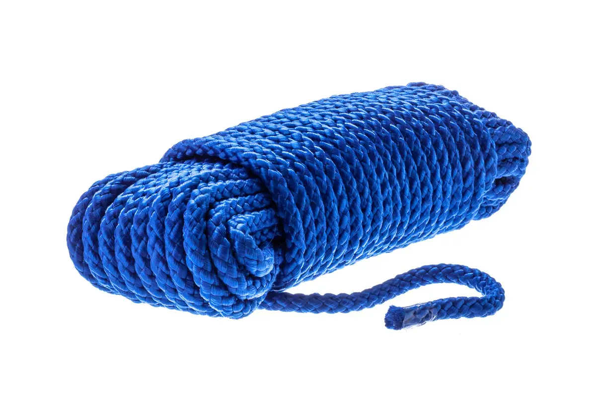 Attwood 5/16" x 50' Blue Hollow Braided Polypropylene Utility Line | Floats for Visibility - view 2