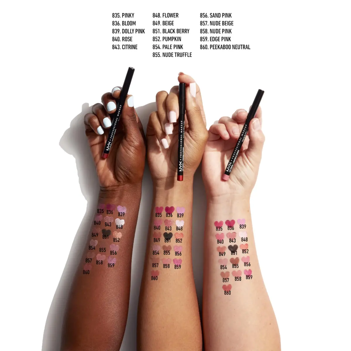NYX PROFESSIONAL MAKEUP Slim Lip Liner Pencil Auburn (0.8g / 0.03oz) | Long-Lasting & Hydrating - view 3
