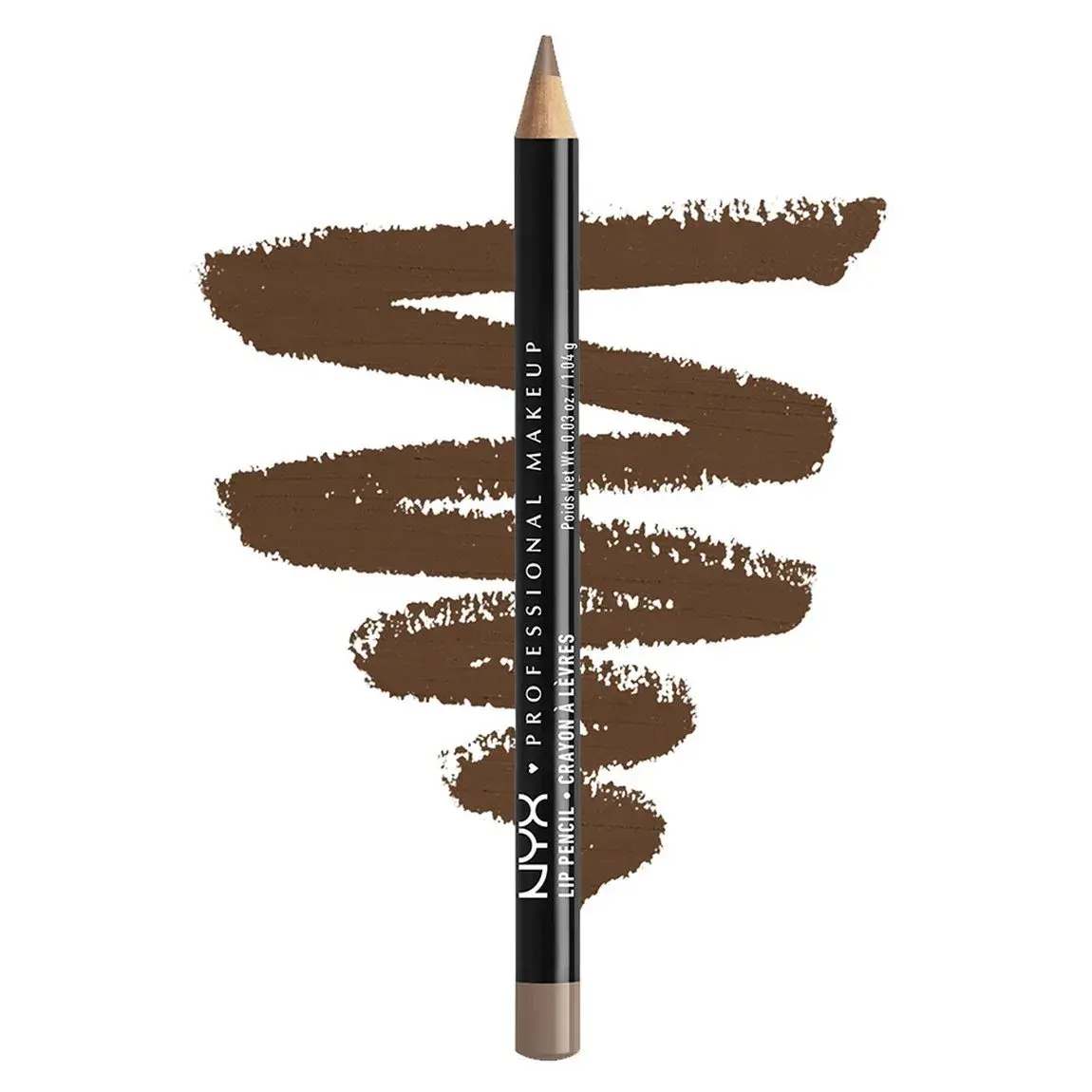 NYX PROFESSIONAL MAKEUP Slim Lip Pencil Hot Cocoa | 0.04 oz (1.13 g) - view 2