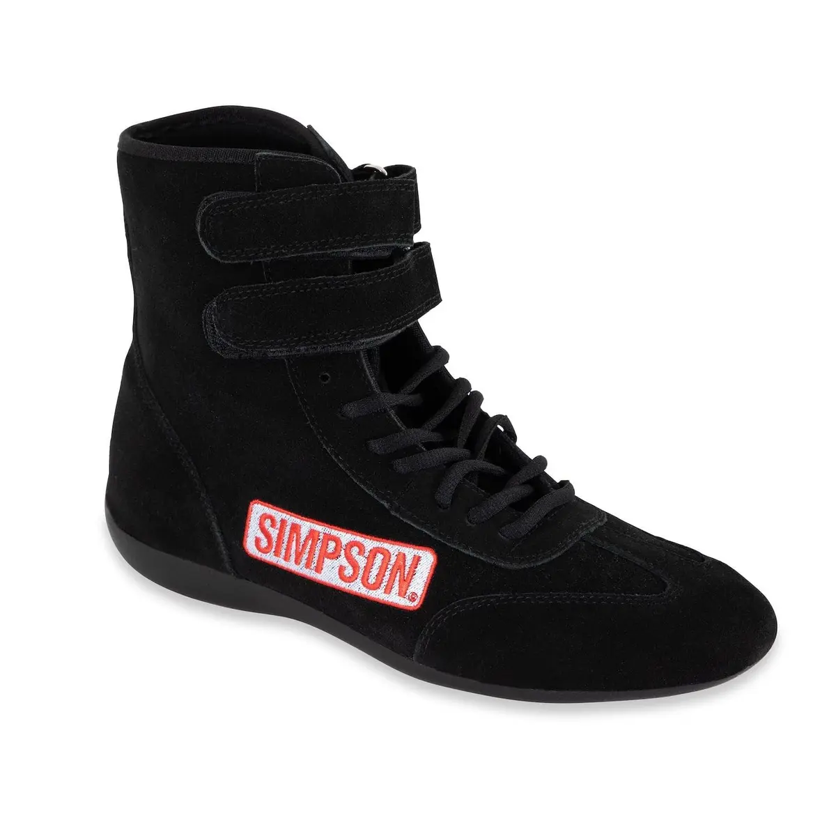 Simpson Racing The Hightop Driving Shoes Black Size 9 (US) / 42.5 (EU) SFI 3.3/5 Approved - main product image