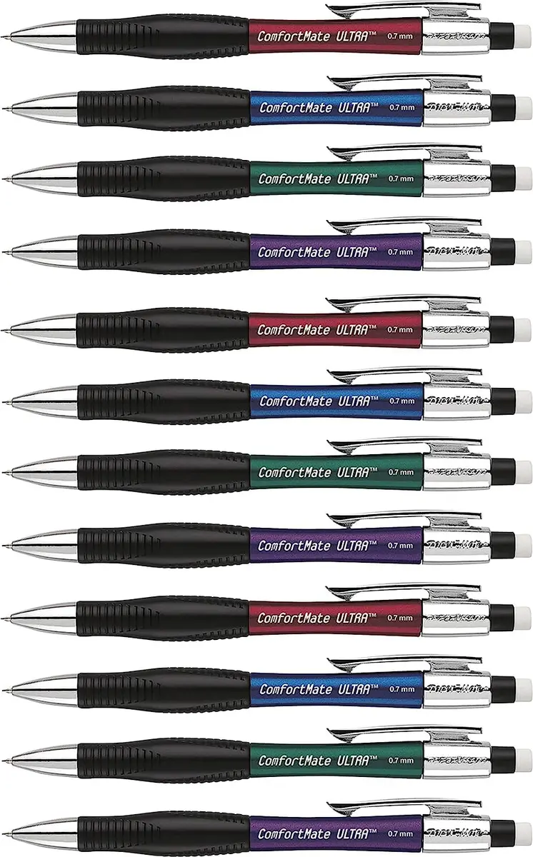 Paper Mate Comfort Mate Ultra Mechanical Pencils 0.7mm HB #2 Lead | Cushioned Grip for Long Writing Sessions - view 2