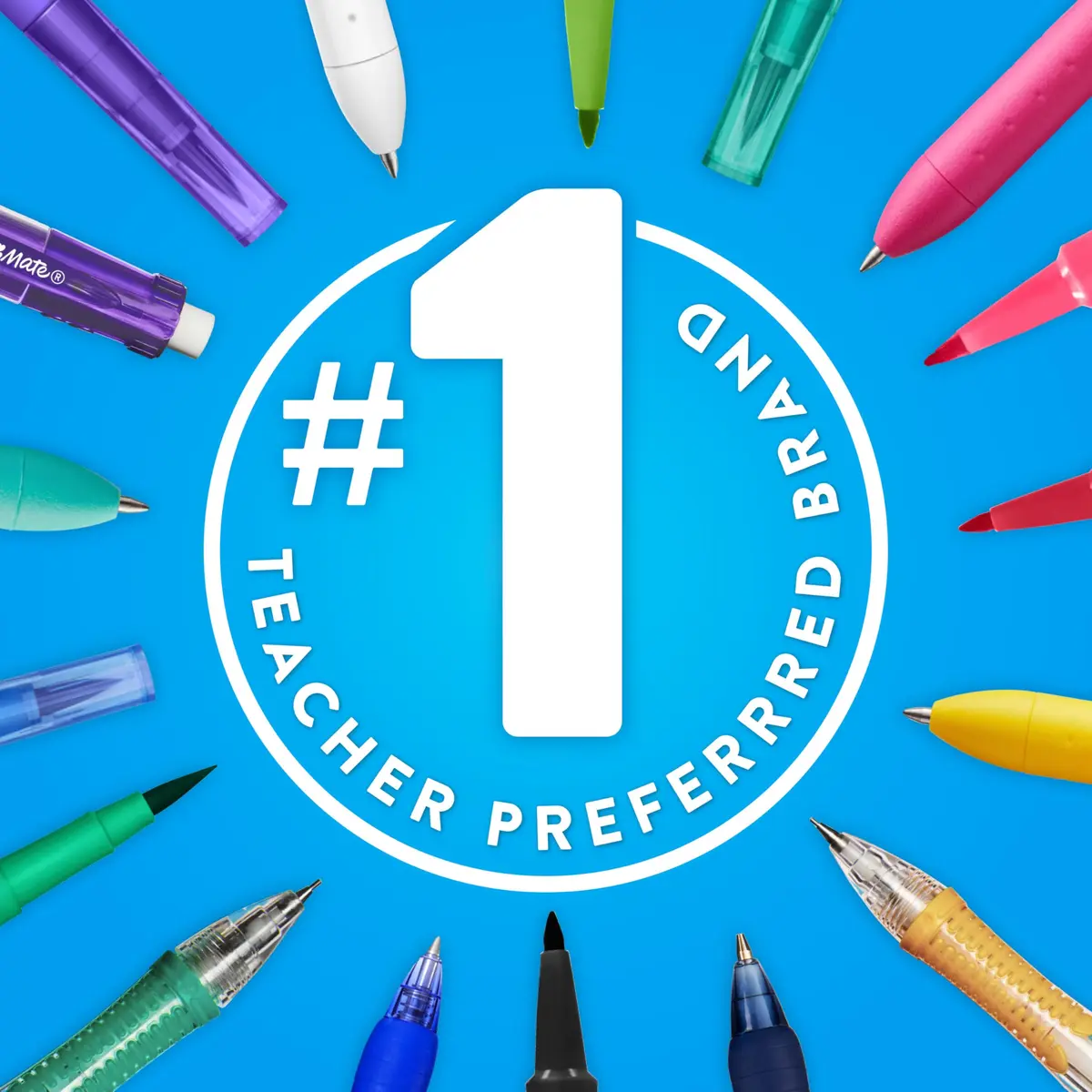 Paper Mate Flair Felt Tip Pens, Medium Point (0.7mm), Black, 4 Count | Smear-Resistant, Expressive Lines - view 8