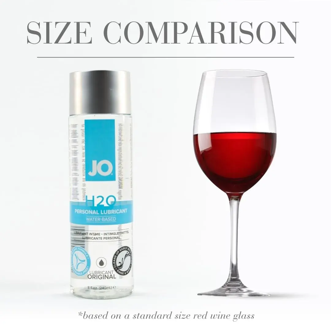 JO Original Water Based Personal Lubricant 240ml (8 fl oz) | pH Balanced for Women - view 3