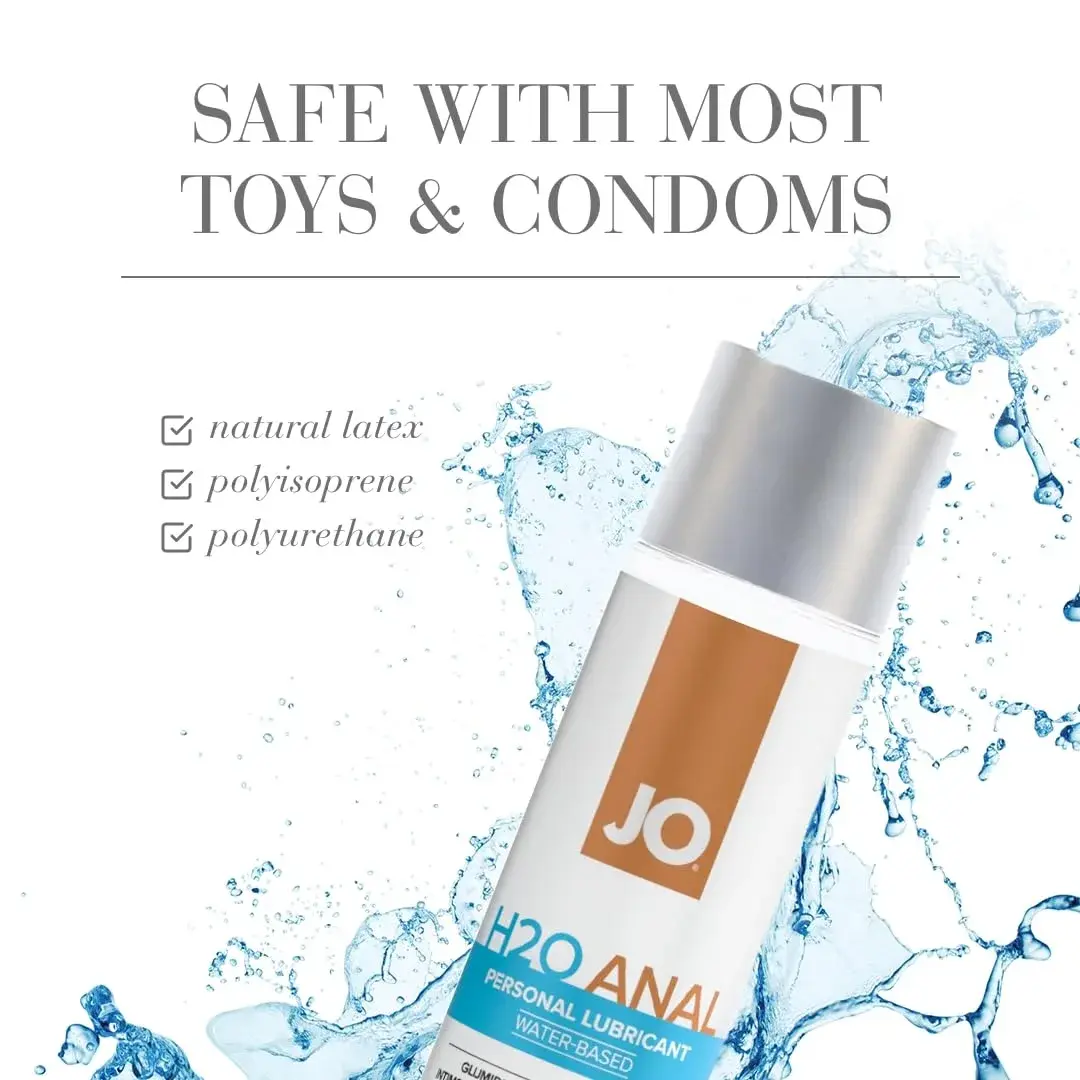 JO Water Based Anal Lube 120ml (4 fl oz) | Smooth, Long-Lasting Glide for Anal Play - view 5
