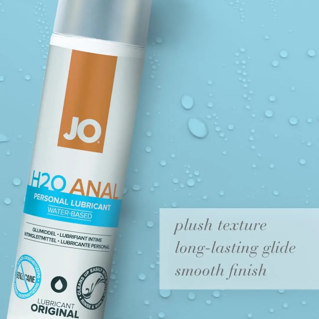JO Water Based Anal Lube 120ml (4 fl oz) | Smooth, Long-Lasting Glide for Anal Play - view 6