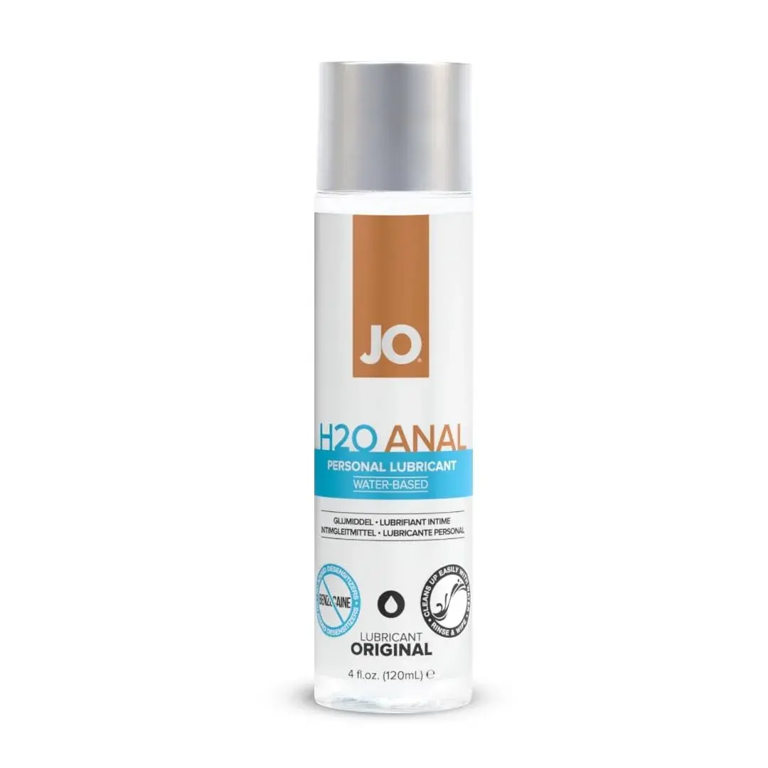 JO Water Based Anal Lube 120ml (4 fl oz) | Smooth, Long-Lasting Glide for Anal Play - main product image