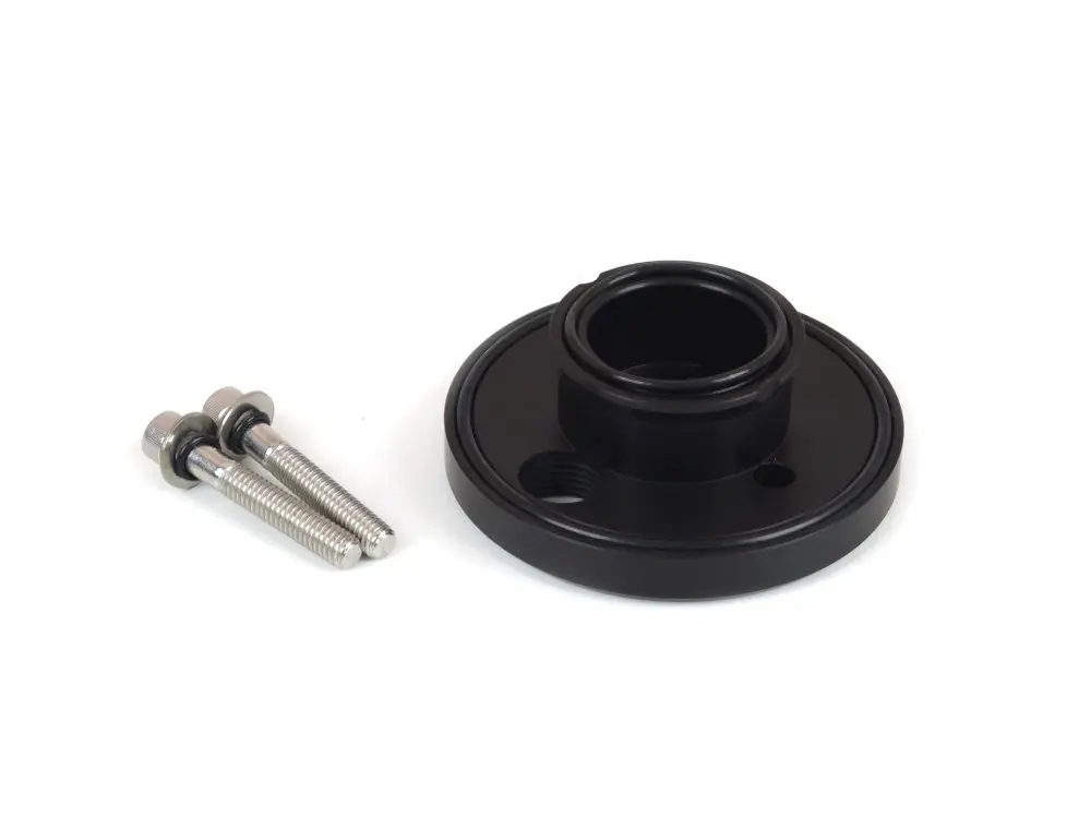 Canton Racing 22-580 Billet Aluminum Remote Oil Filter Adapter (SBC/BBC Straight Port) | Machined Billet Aluminum for SBC/BBC - main product image