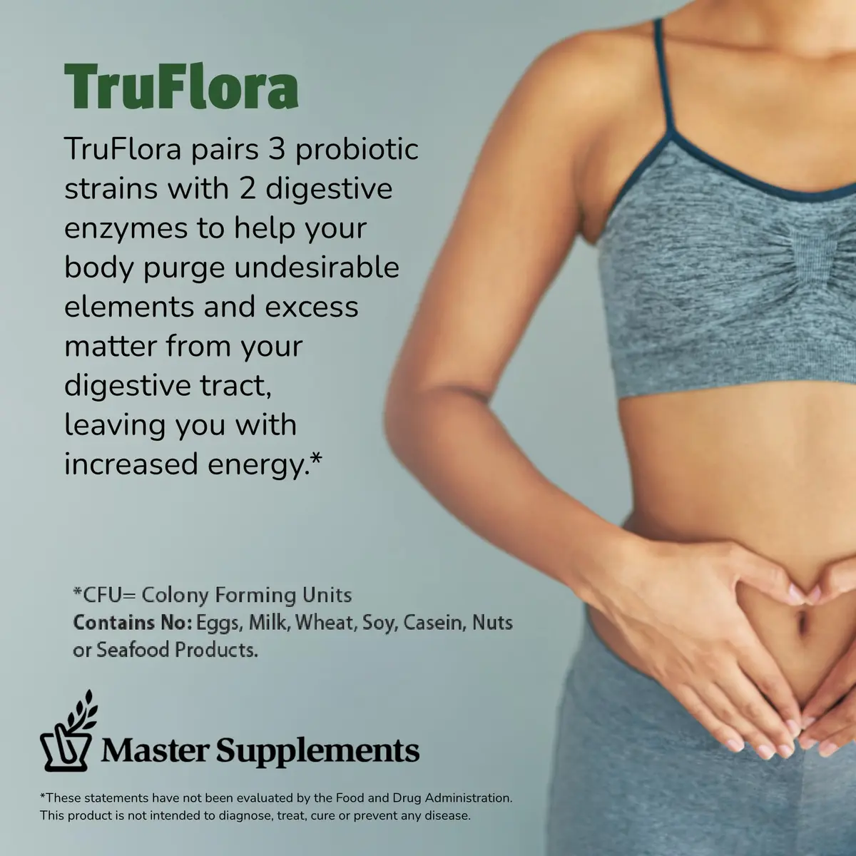 TruFlora Master Supplements 32 Capsules | Probiotics & Enzymes for Gut Health - view 3