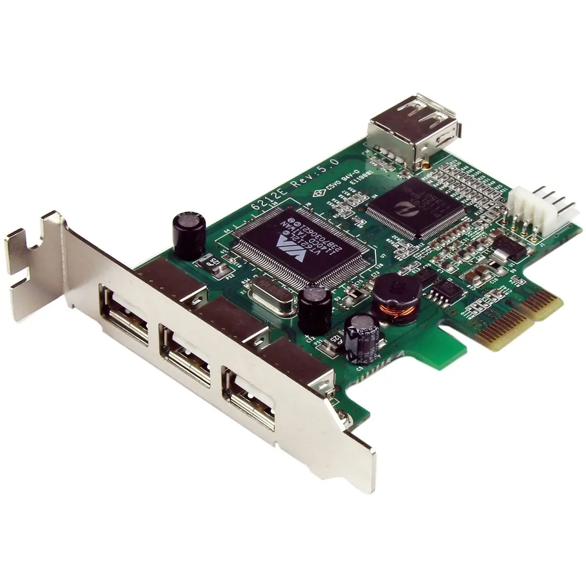 StarTech.com 4-Port PCI Express USB Card (PEXUSB4DP) | Low Profile High Speed USB 2.0 Expansion - main product image