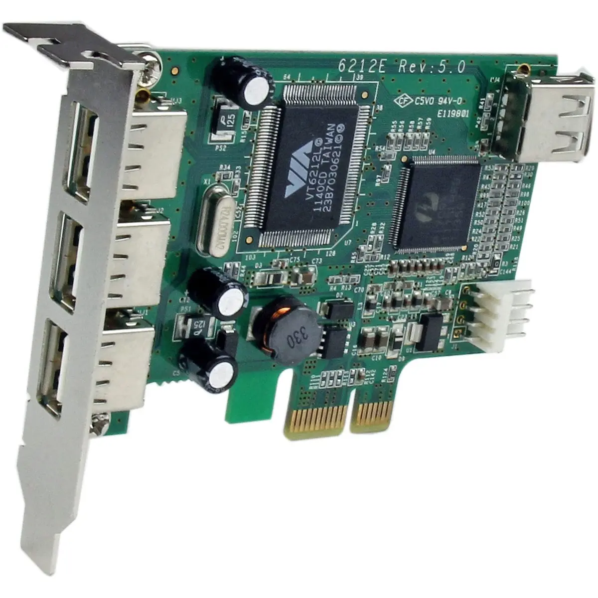 StarTech.com 4-Port PCI Express USB Card (PEXUSB4DP) | Low Profile High Speed USB 2.0 Expansion - view 3