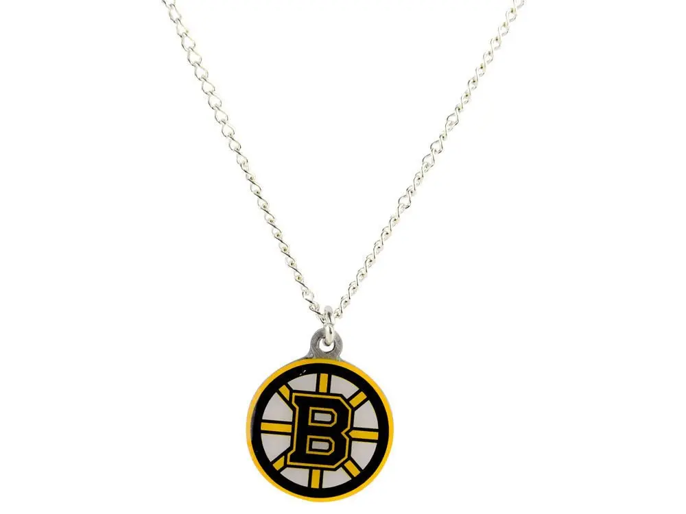 aminco NHL Boston Bruins Team Logo Necklace | Unisex Fan Jewelry, 4 in, Metal, Spring Clasp - main product image