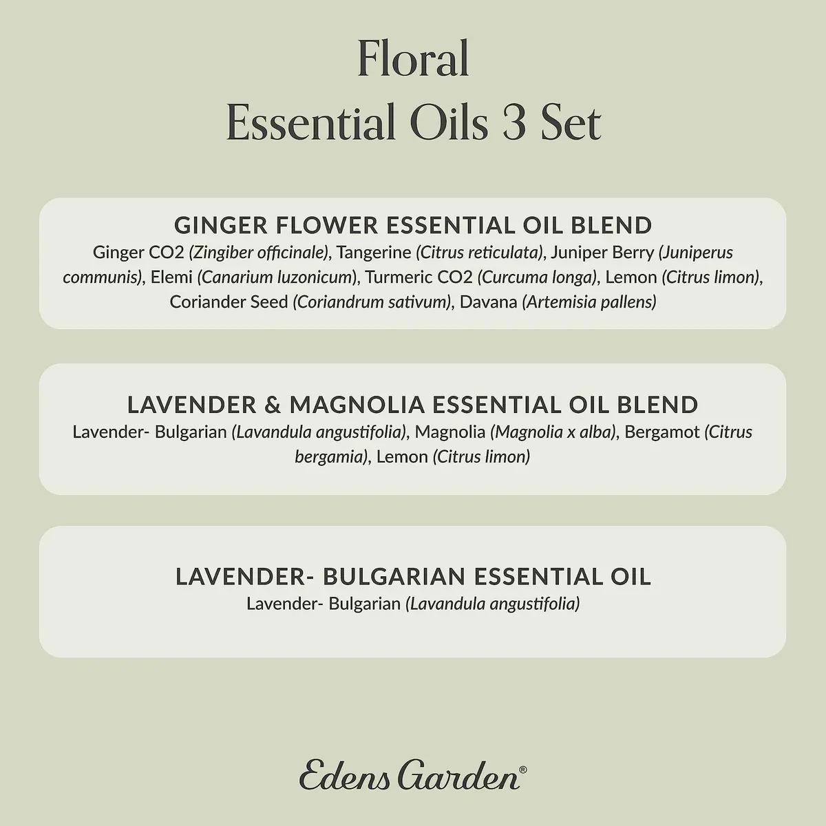 Edens Garden Floral Essential Oils 3 Set – 100% Pure 10 ml/ 3 Pack | Calming Aromatherapy Blends for Mind & Space - view 9