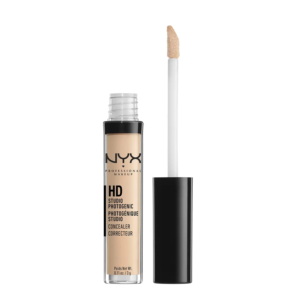 NYX PROFESSIONAL MAKEUP HD Studio Photogenic Concealer Wand, Light | Medium Coverage, 0.11 Fl Oz - main product image