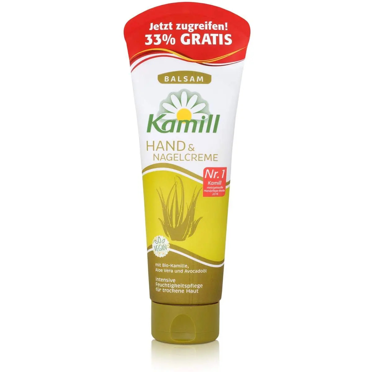 Kamill Hand & Nail Cream 100 ml | Moisturising, Dermatologically Approved, Aloe Vera - main product image